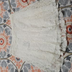 Hollister lace skirt